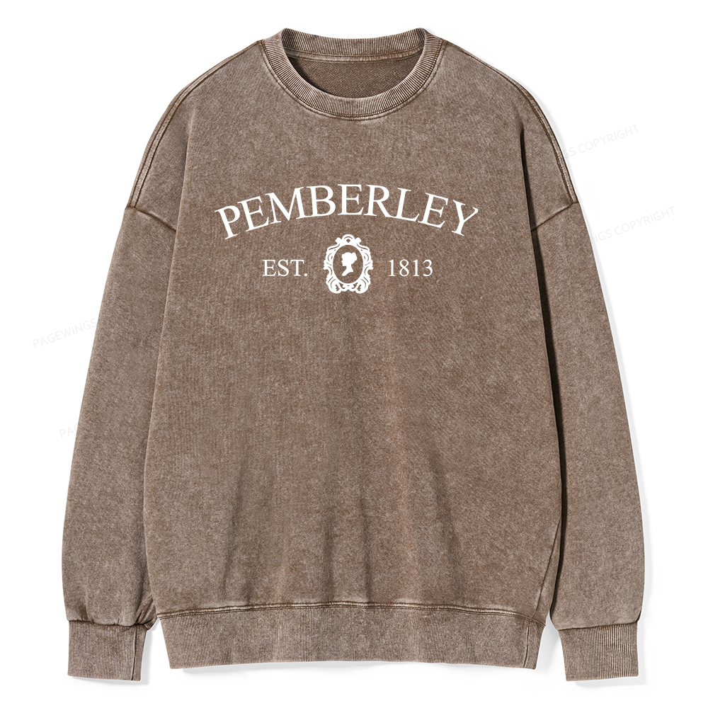 Pagewings Pemberley Unisex Washed Sweatshirt