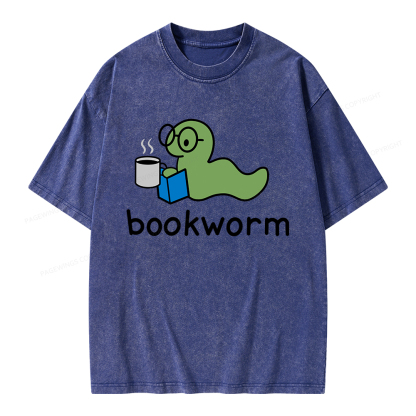 Pagewings Bookworm Unisex Washed T-shirt