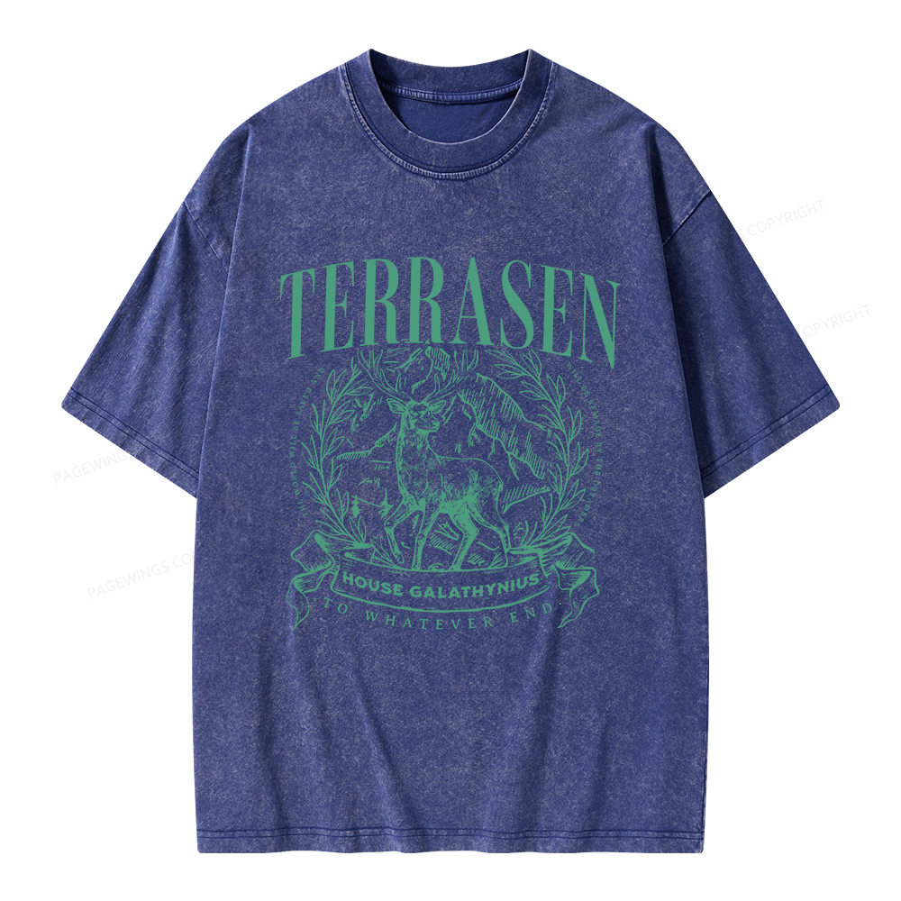 Pagewings Terrasen Unisex Washed T-shirt