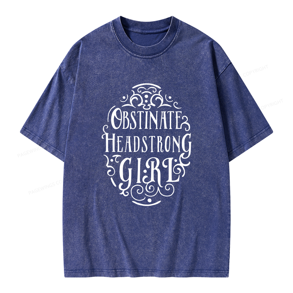Pagewings Obstinate Unisex Washed T-shirt