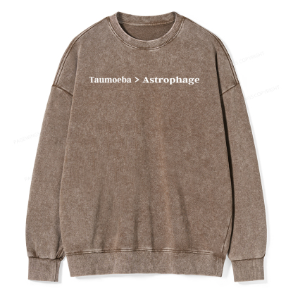 Pagewings Taumoeba Astrophage Unisex Washed Sweatshirt