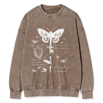 Pagewings Fantasy Reading  Unisex Washed Sweatshirt