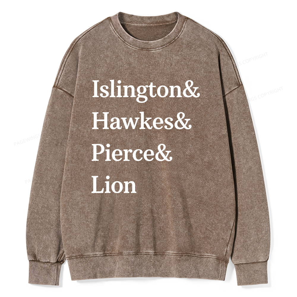 Pagewings Bookish Fan Unisex Washed Sweatshirt