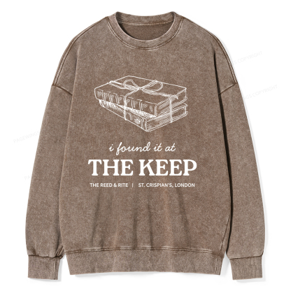 Pagewings The Keep Unisex Washed Sweatshirt
