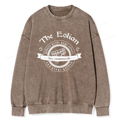 Pagewings Eolian Bar Unisex Washed Sweatshirt