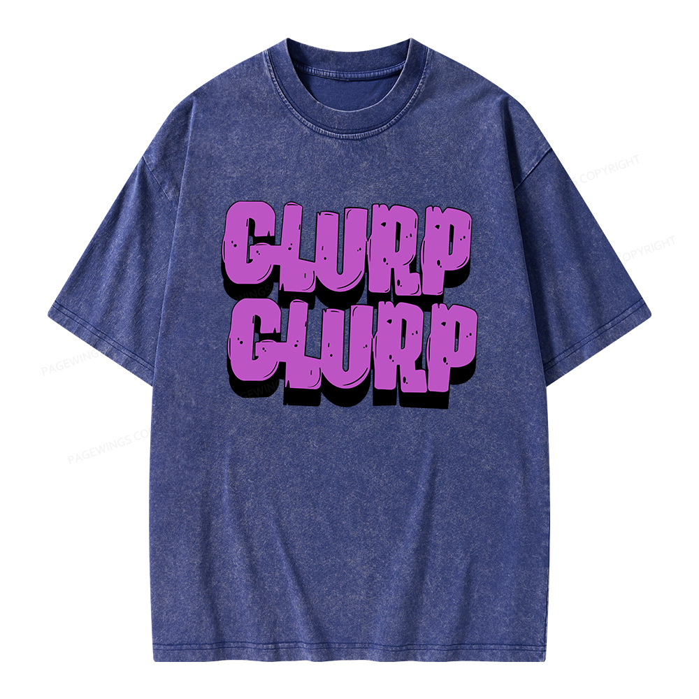 Pagewings Glurp Glurp Unisex Washed T-shirt
