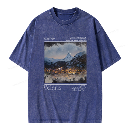 Pagewings Velaris Unisex Washed T-shirt