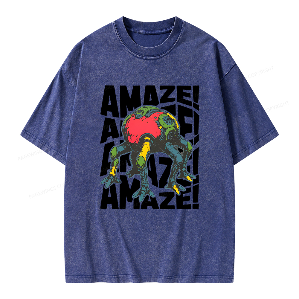 Pagewings Amaze Unisex Washed T-shirt