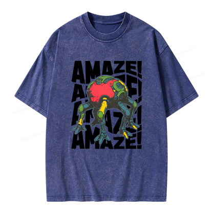 Pagewings Amaze Unisex Washed T-shirt