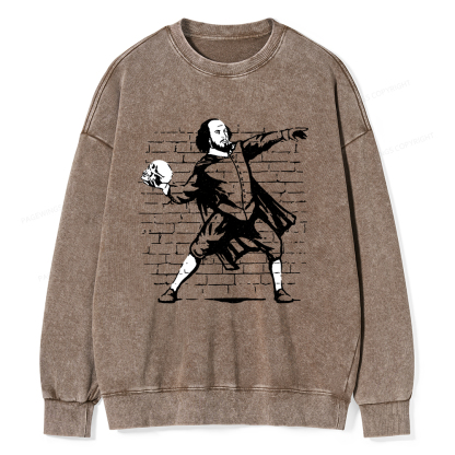 Pagewings The Poet Unisex Washed Sweatshirt