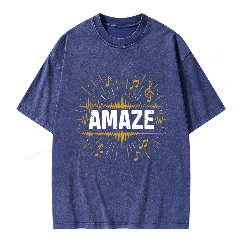 Pagewings Amaze Unisex Washed T-shirt