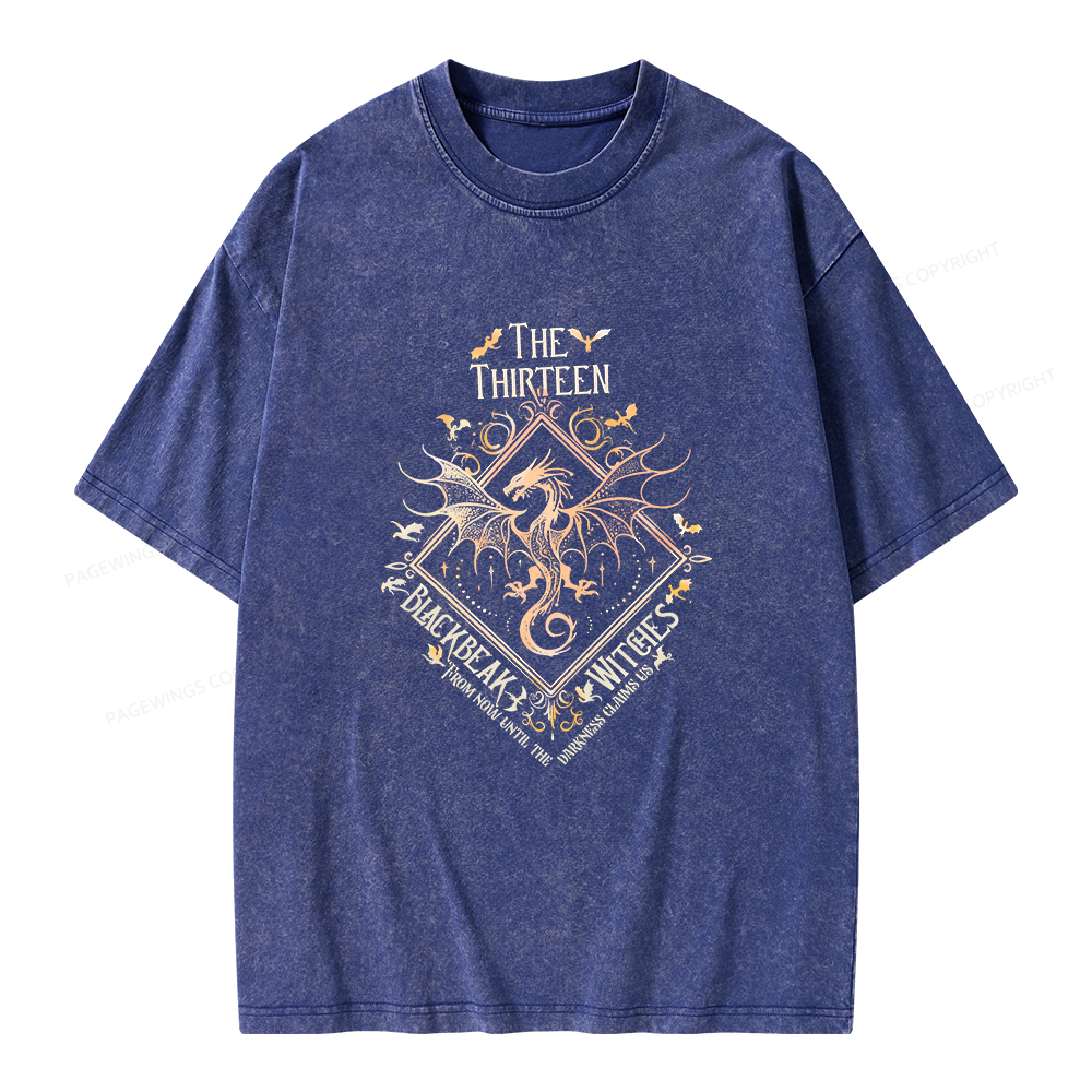 Pagewings The Thirteen Unisex Washed T-shirt