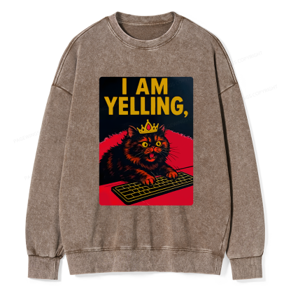 Pagewings Dungeon Crawler Carl Unisex Washed Sweatshirt