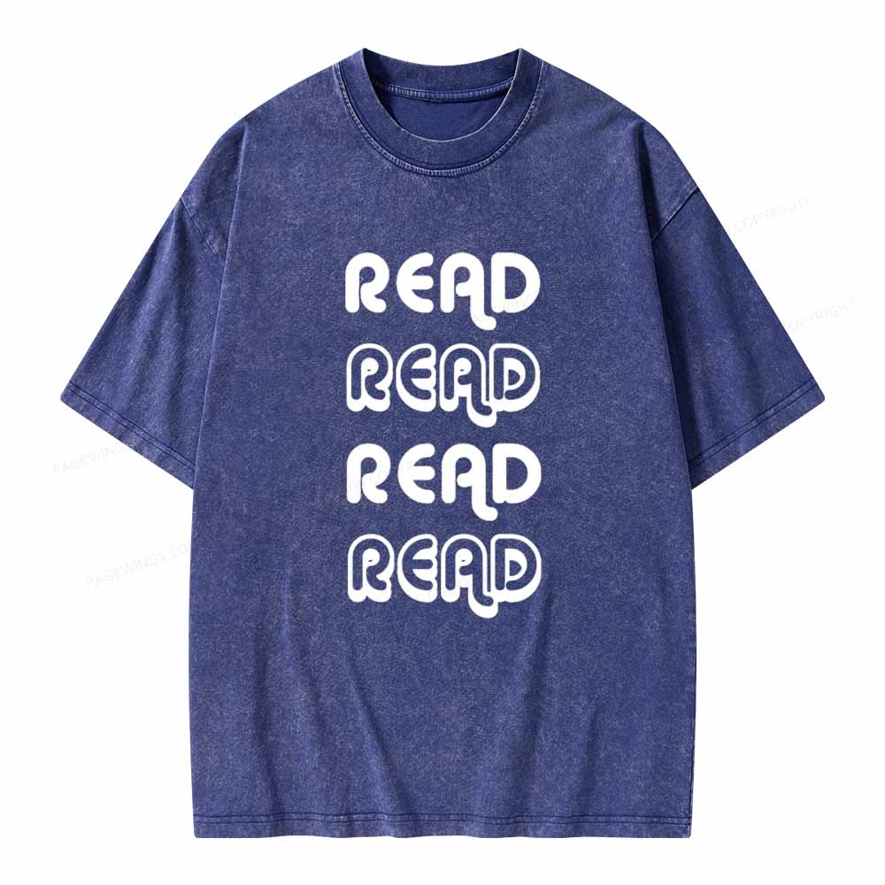 Pagewings The Read Unisex Tee Unisex Washed T-shirt