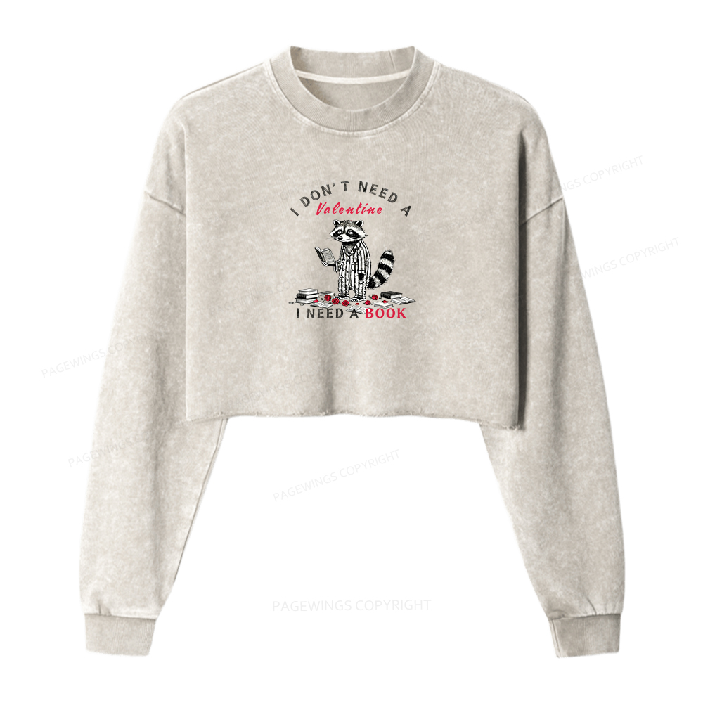 [Copy]Pagewings The Losers Club Washed Crop Sweatshirt