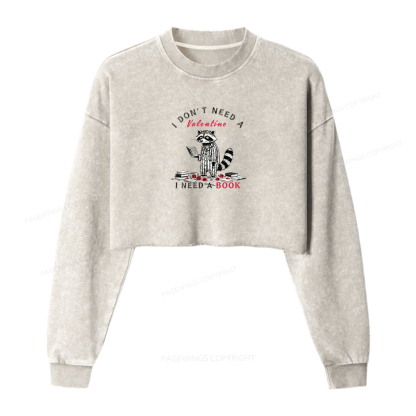 [Copy]Pagewings The Losers Club Washed Crop Sweatshirt