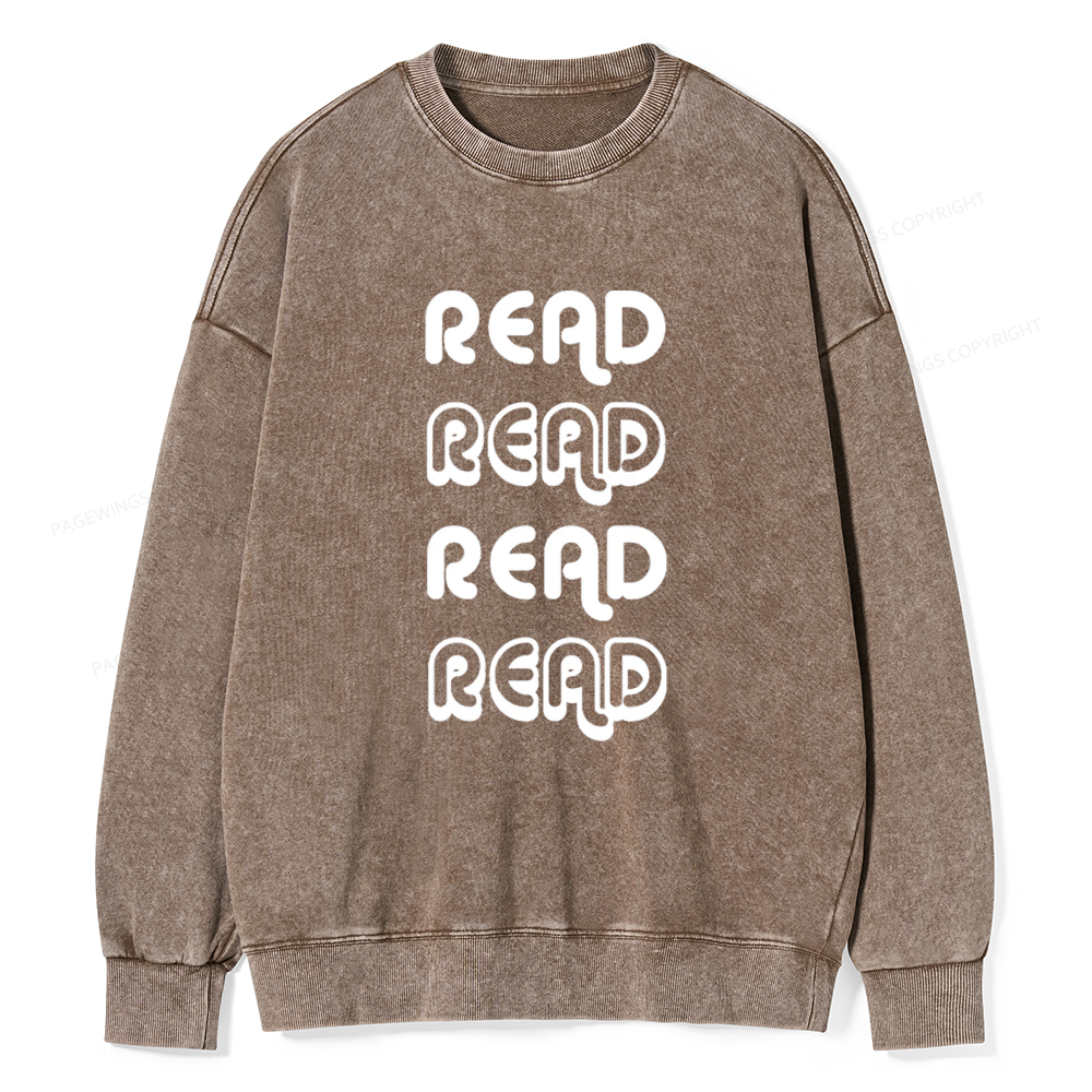 Pagewings The Read Unisex Tee Unisex Washed Sweatshirt