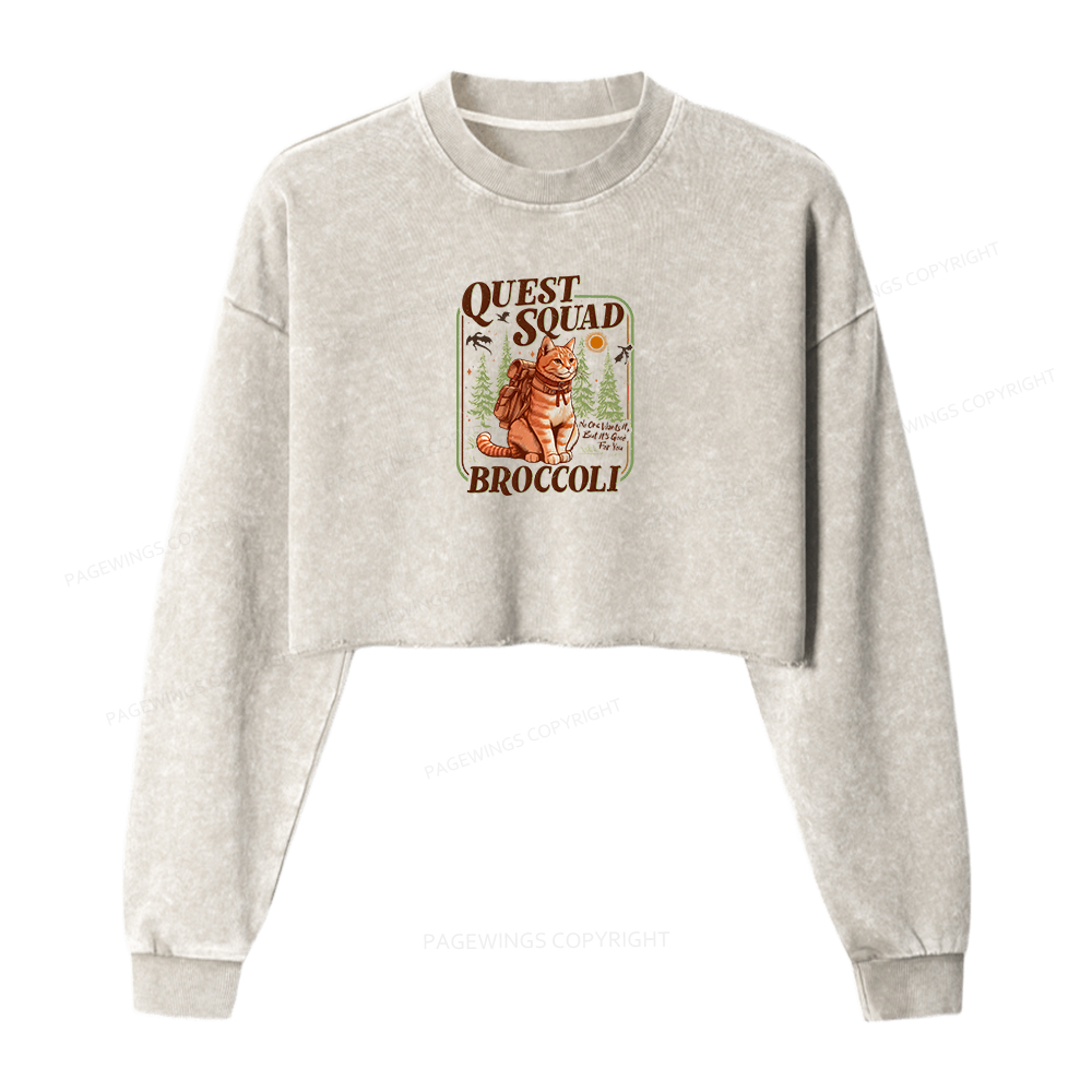 Pagewings Quest Squad Broccol Shirt Sweatshirt