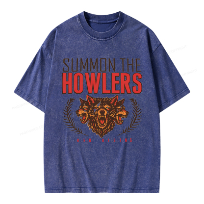 Pagewings Summon the Howlers Unisex Washed T-shirt