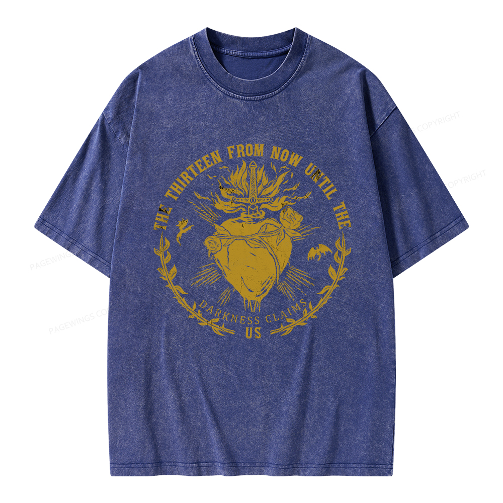 Pagewings The Thirteen Unisex Washed T-shirt