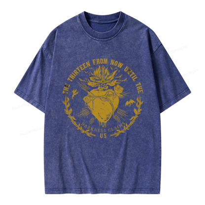 Pagewings The Thirteen Unisex Washed T-shirt