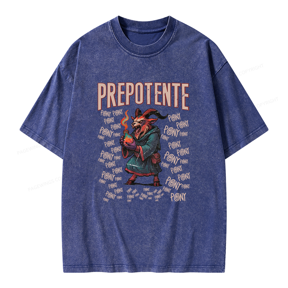 Pagewings Prepotente Unisex Washed T-shirt