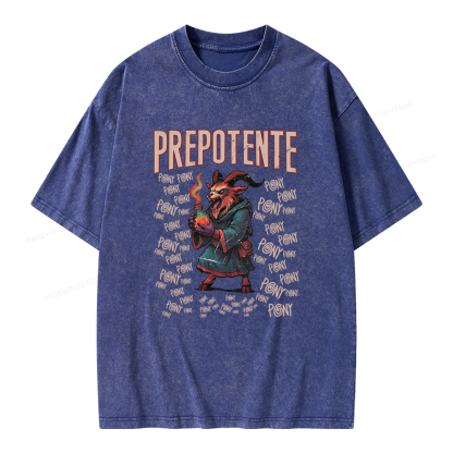Pagewings Prepotente Unisex Washed T-shirt