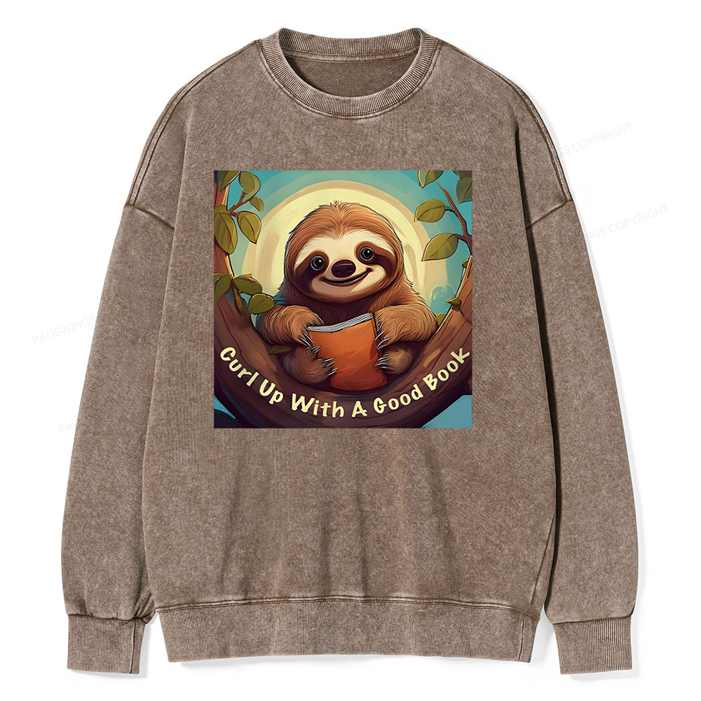 Pagewings Book love T-Shirts Unisex Washed Sweatshirt