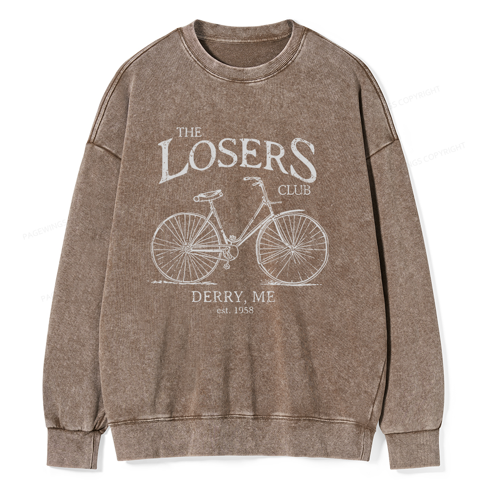 Pagewings The Losers Club Unisex Washed Sweatshirt