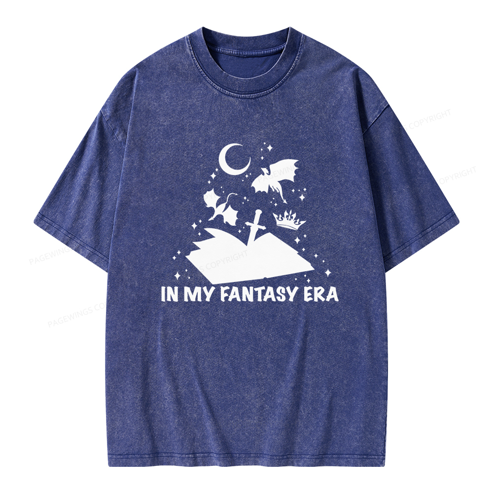 Pagewings In My Fantasy Era Unisex Washed T-shirt