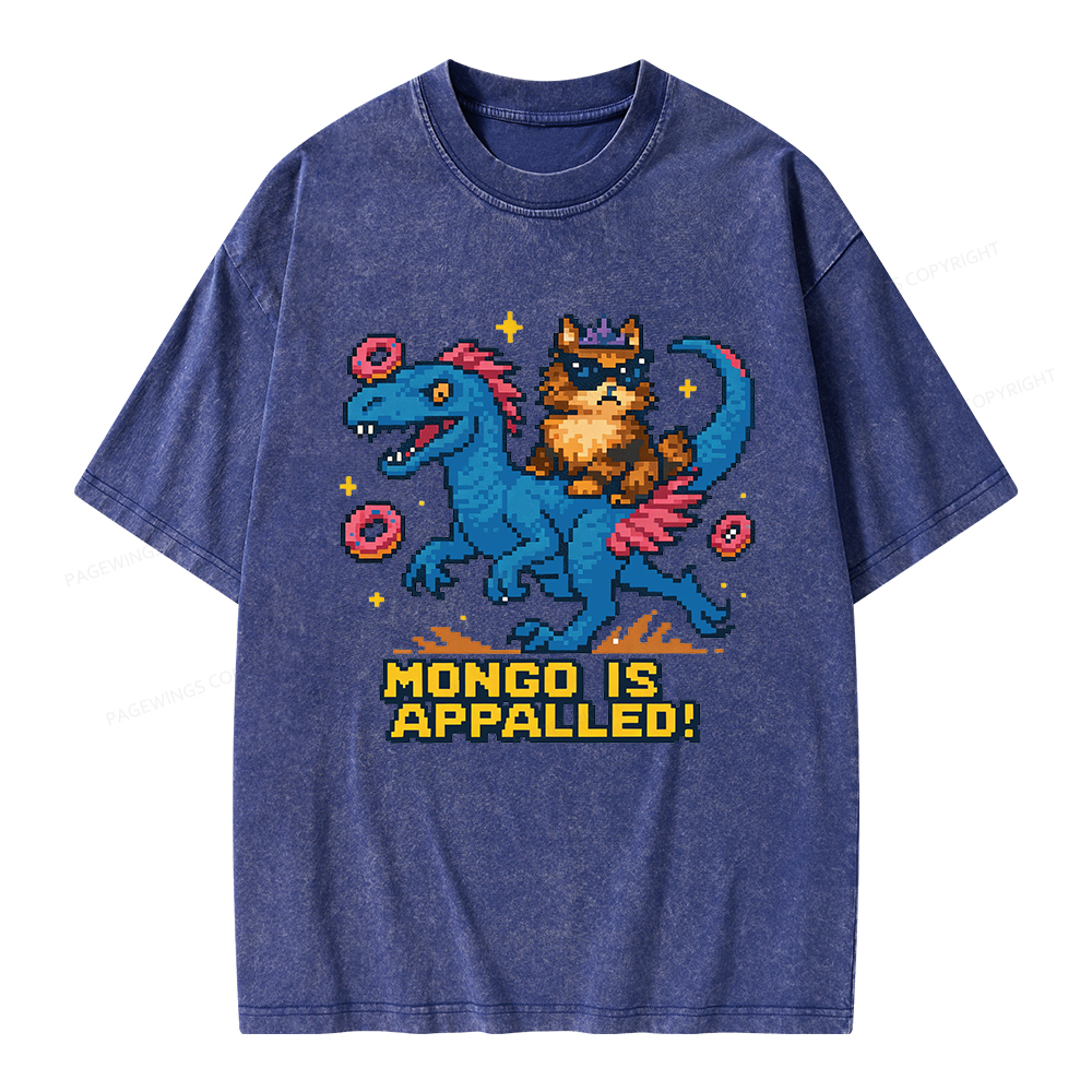 Pagewings Mongo Is Appalled Unisex Washed T-shirt