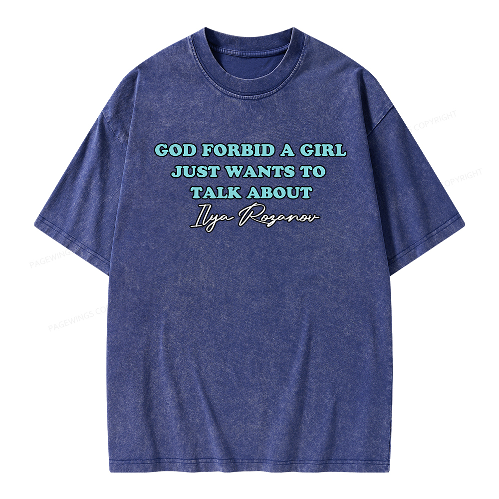 Pagewings Romance Book Lover Unisex Washed T-shirt