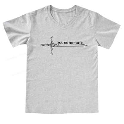 Pagewings You Do Not Yield V-neck T-shirt