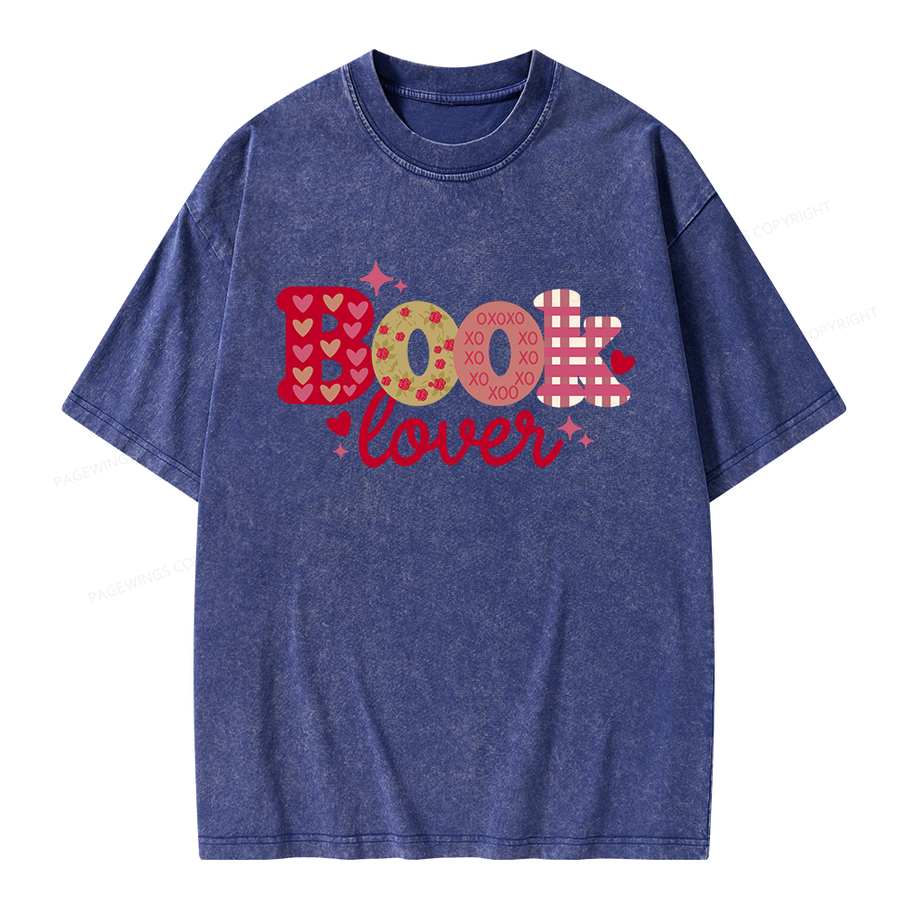 Pagewings Book Lover Unisex Washed T-shirt