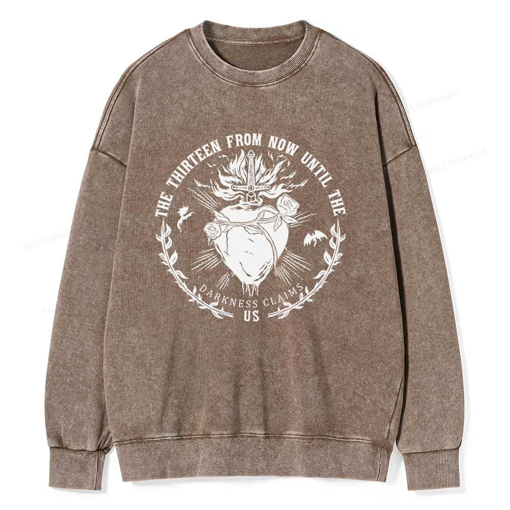 Pagewings The Thirteen Unisex Washed Sweatshirt
