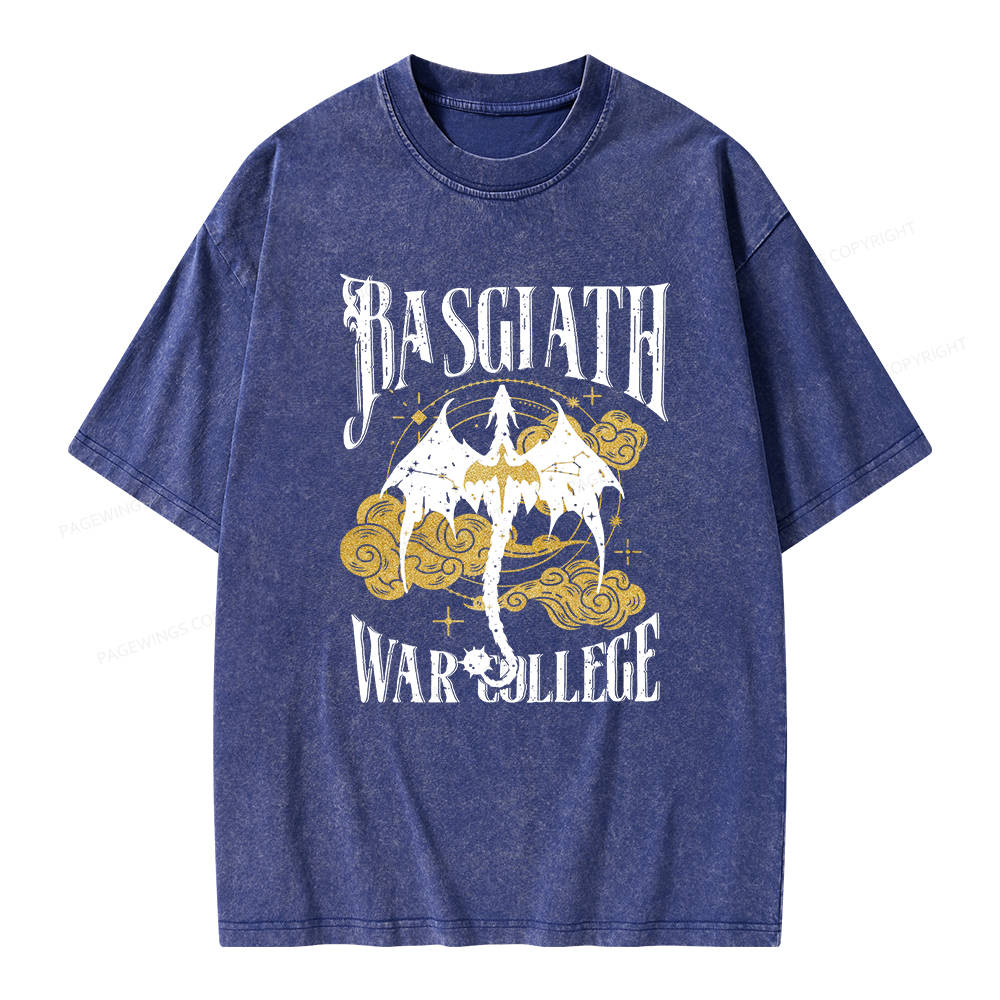 Pagewings Rasgiath Warcollege Unisex Washed T-shirt