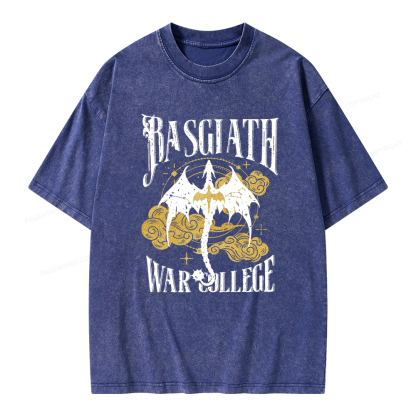 Pagewings Rasgiath Warcollege Unisex Washed T-shirt