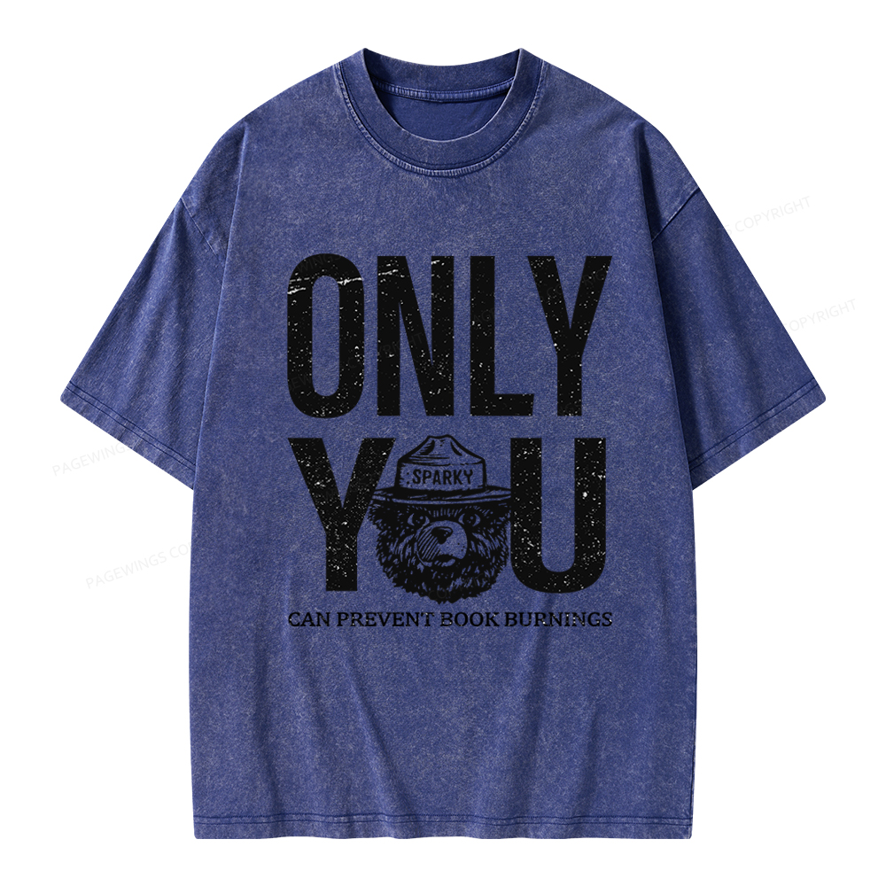 Pagewings Only You Unisex Washed T-shirt