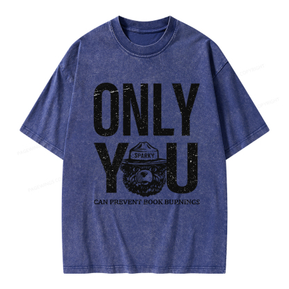 Pagewings Only You Unisex Washed T-shirt