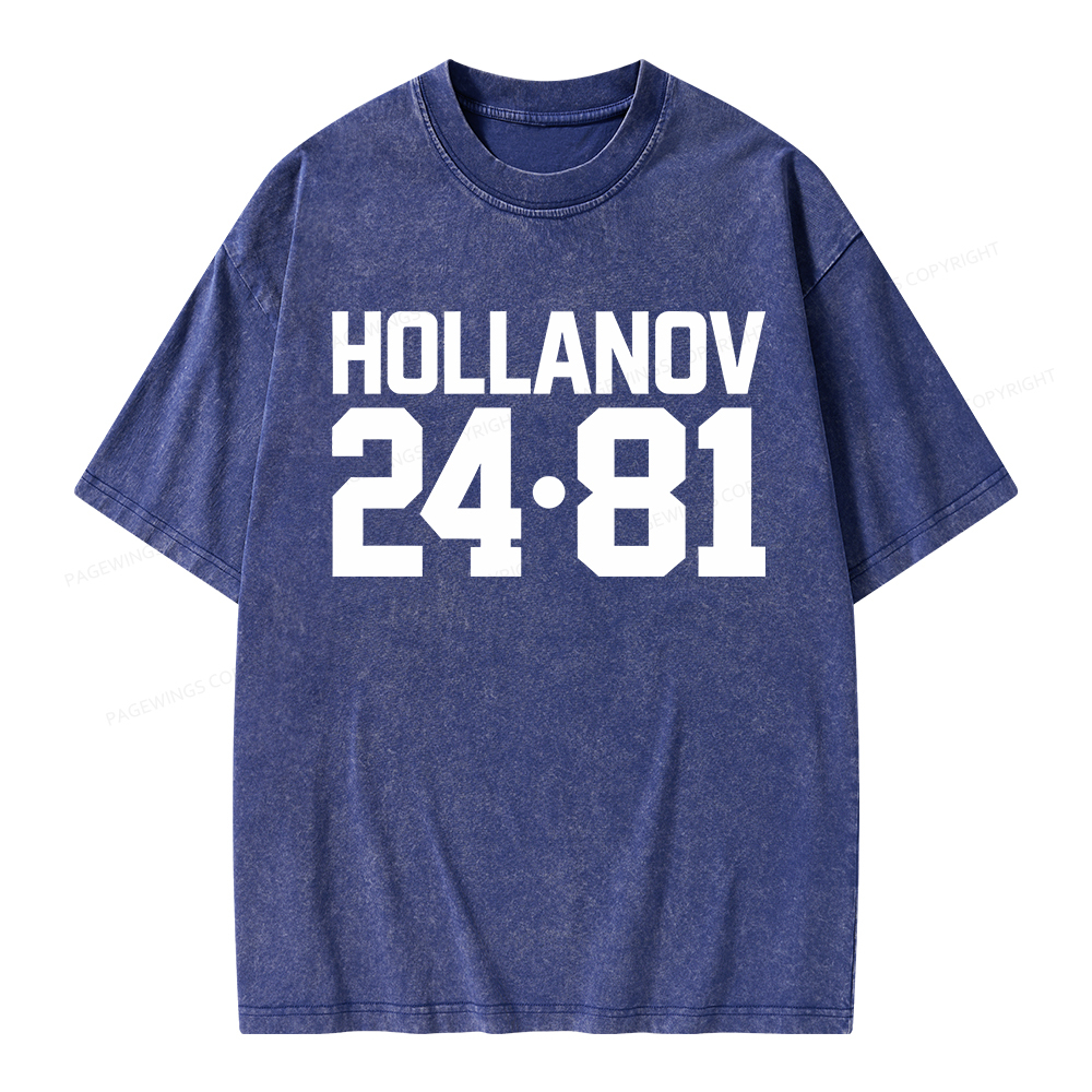 Pagewings Romance Numbers Unisex Washed T-shirt