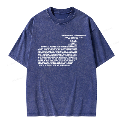 Pagewings Sci-Fi Book Lover Unisex Washed T-shirt