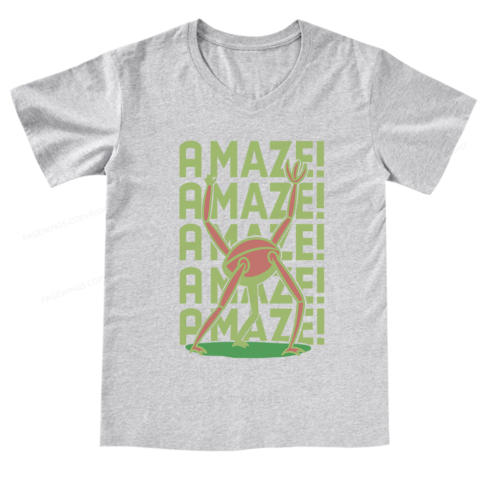 Pagewings Rocky Amaze V-neck T-shirt