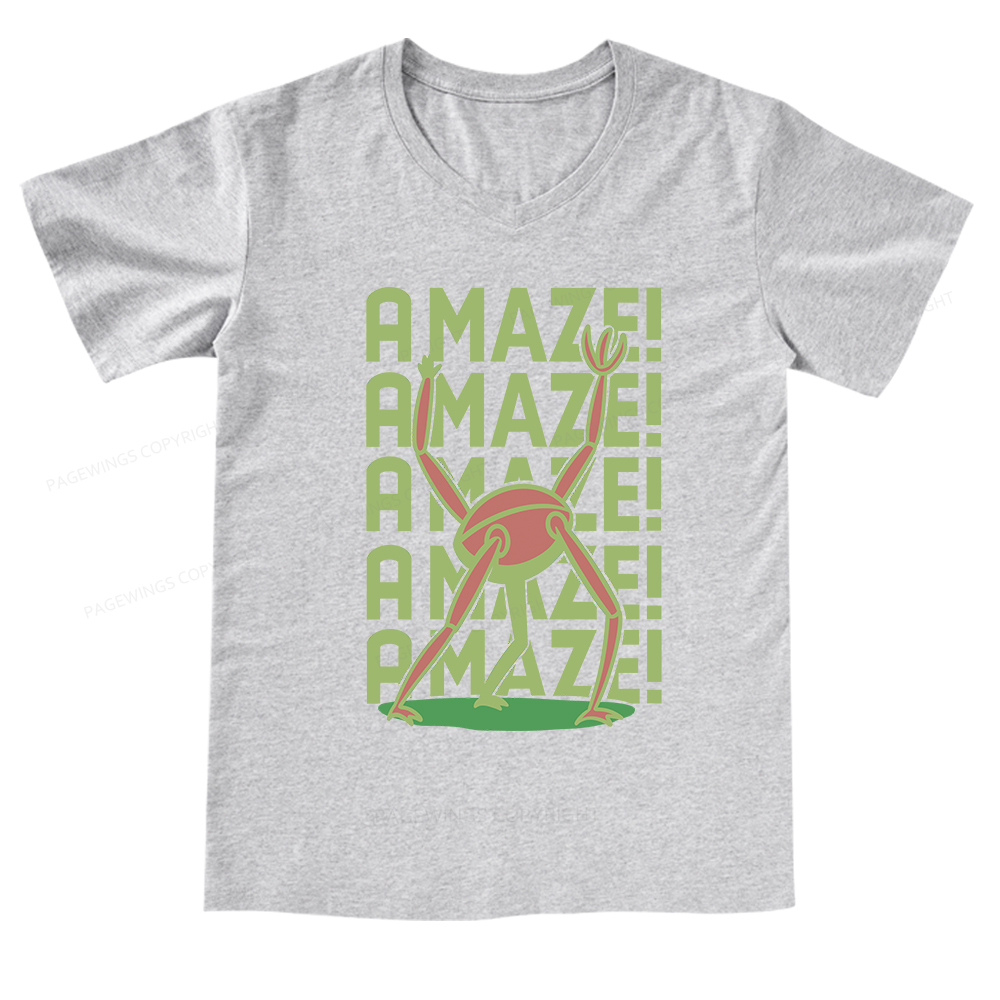 Pagewings Rocky Amaze V-neck T-shirt