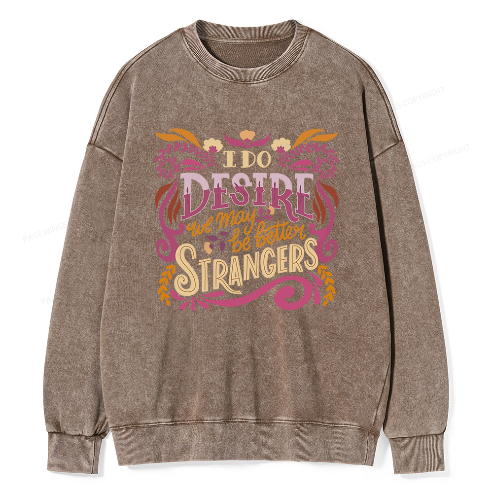 Pagewings Better Strangers Washed Sweatshirt