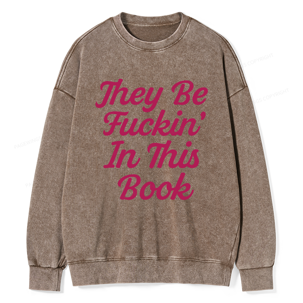 Pagewings Book Lover Washed Sweatshirt