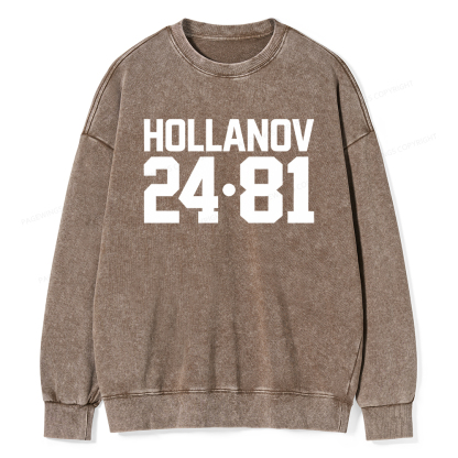 Pagewings Romance Numbers Washed Sweatshirt