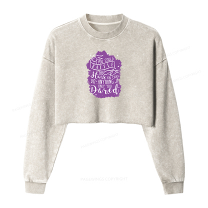 Pagewings  Rattle the Stars Washed Crop Sweatshirt