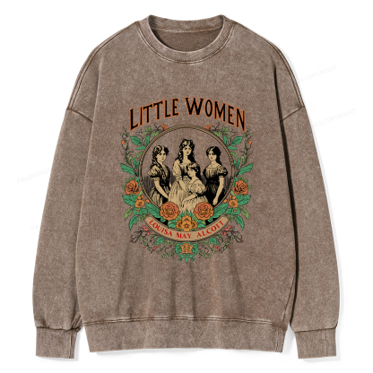 Pagewings Little Women Washed Sweatshirt