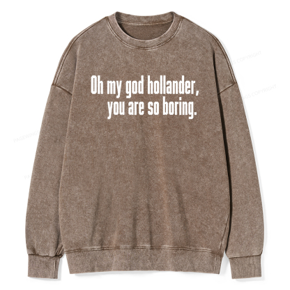Pagewings So Boring Washed Sweatshirt