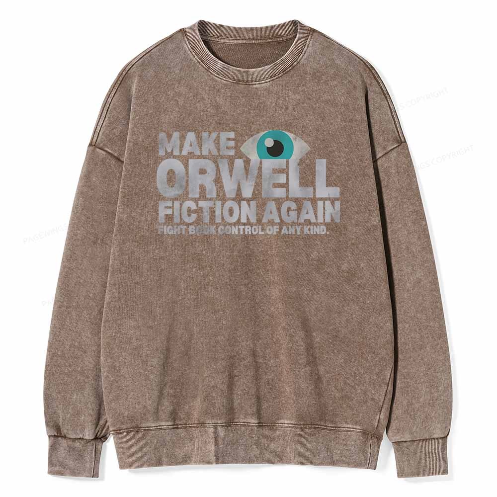 [Copy]Pagewings Books Save Lives Protect Libraries Unisex Washed Sweatshirt